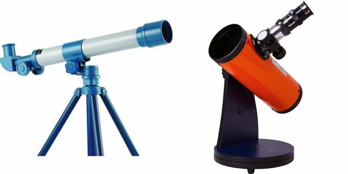 Regalos para un niño de 5 años por cumpleaños: telescopio.