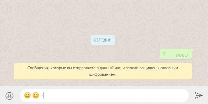 Escritorio versión de WhatsApp: Convertir texto en emoticonos Emoji