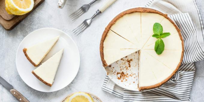 Tarta de queso clásica de Nueva York