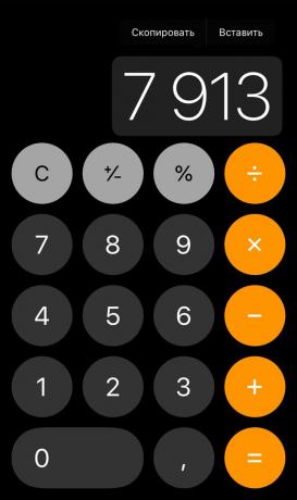 calculadora de iOS