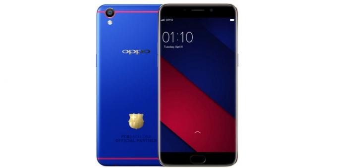 Los teléfonos inteligentes OPPO: En 2017 OPPO OPPO ha lanzado un modelo de marca R11 para los aficionados del club "Barcelona"